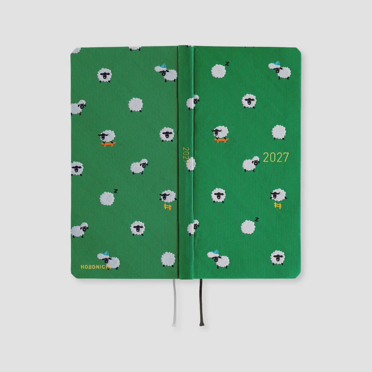 Hobonichi Taschenplaner 2027 Weeks Bow & Tie: Sheep Sheep Sheep (engl.)
