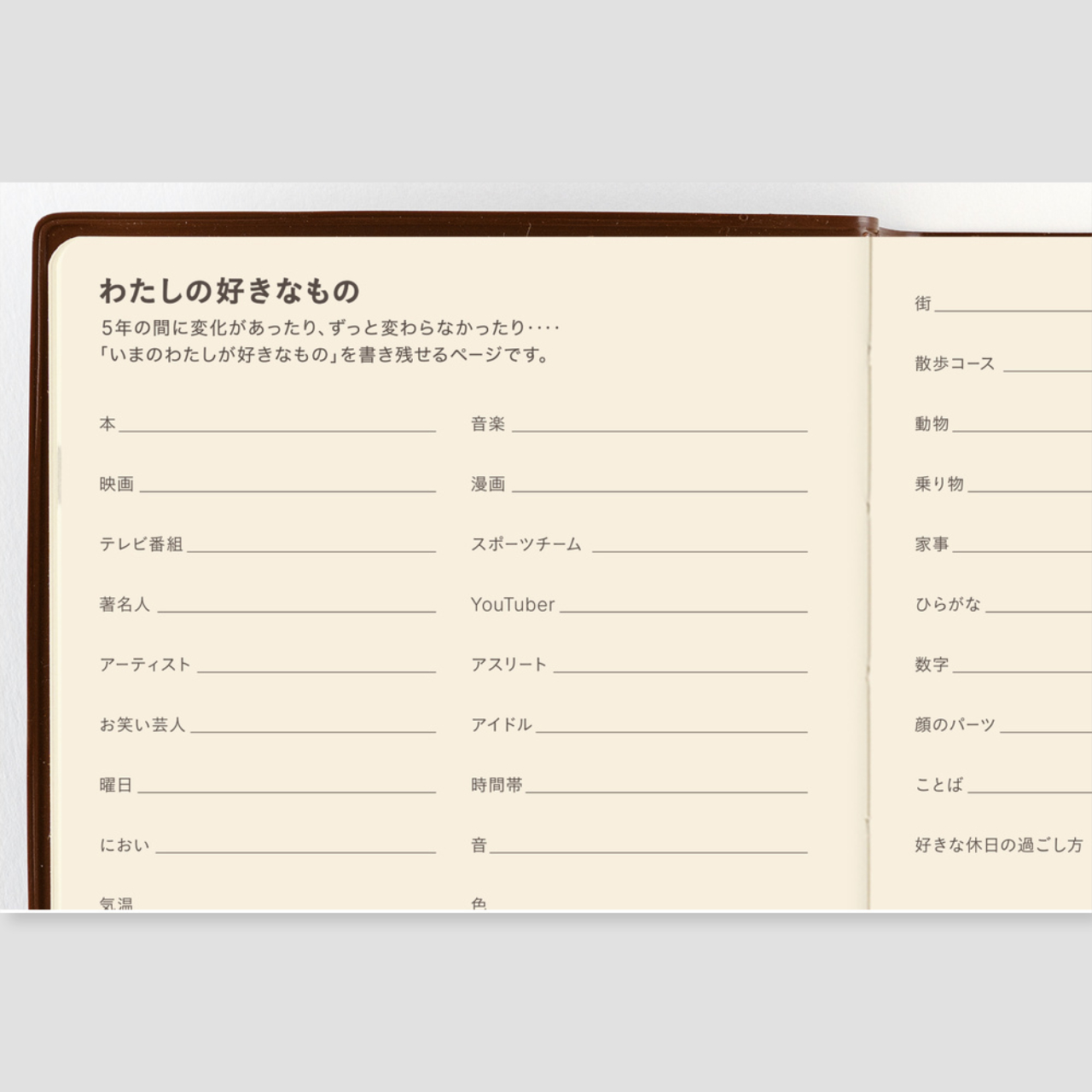 Hobonichi 5-Year Techo Japanese Book (2027-2031, A6, jap.)