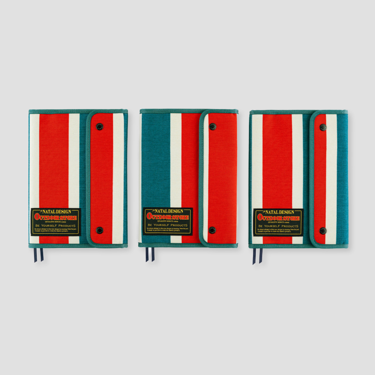 Hobonichi Cover Natal Design: Hello New Day! - Retro Stripe (A5)