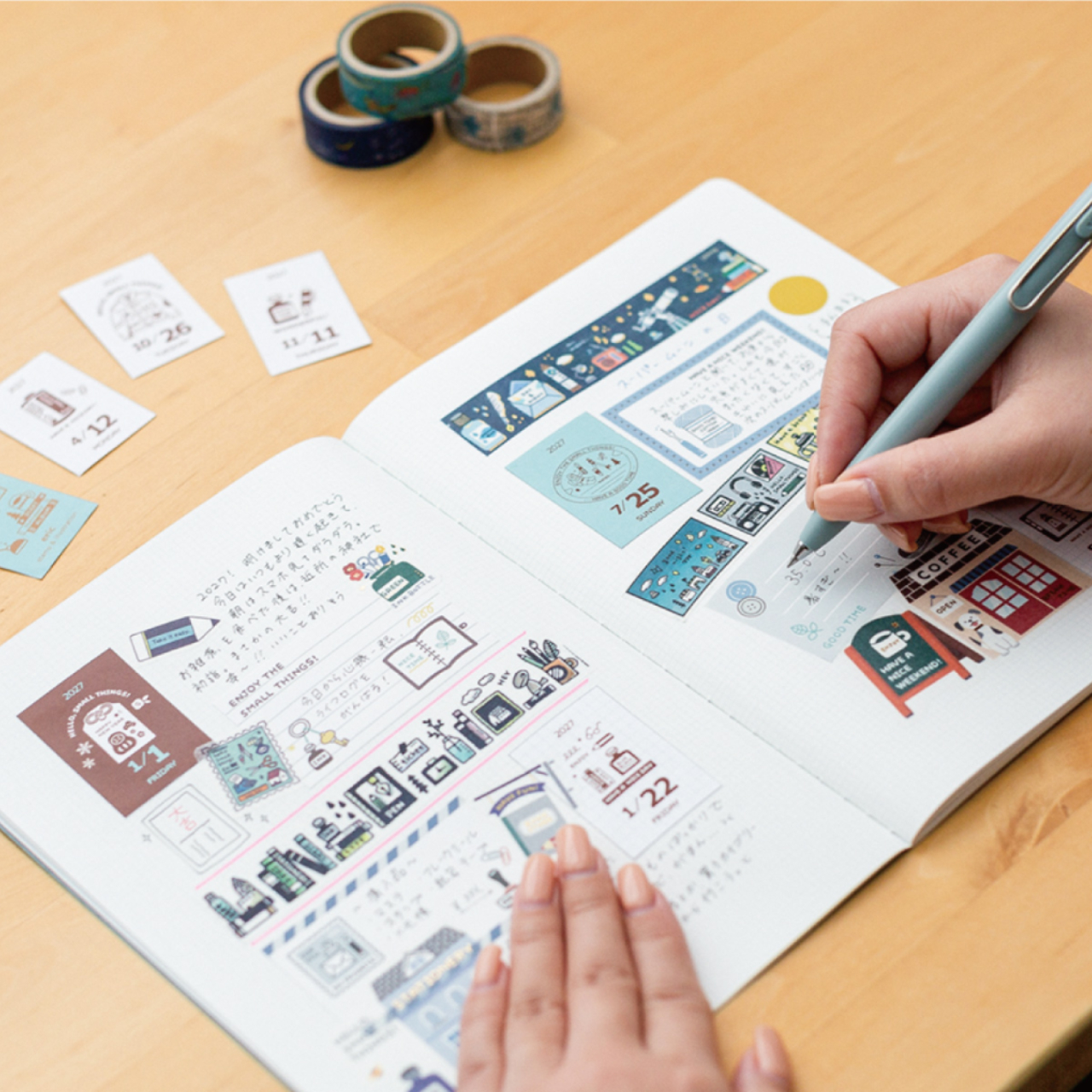NKcalendar Mini Daily Planner 2027 Eric