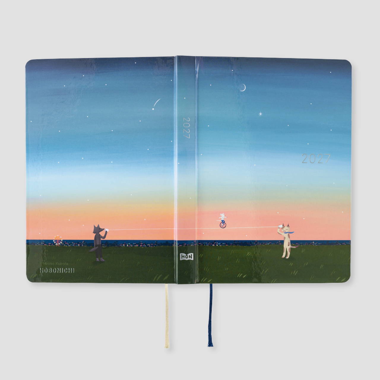 Hobonichi Planer 2027 HON Hiroko Kubota: String Telephone Until the Moon is Full (A6, jap.)