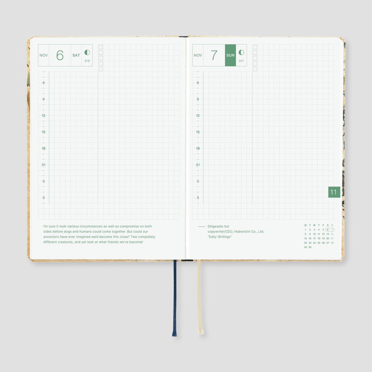 Hobonichi Planner 2027 HON V&A Series: Vine (A5, eng.)