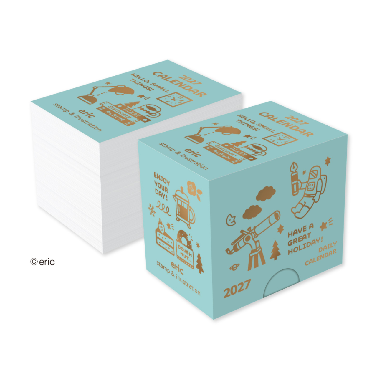 NKcalendar Mini Daily Planner 2027 Eric