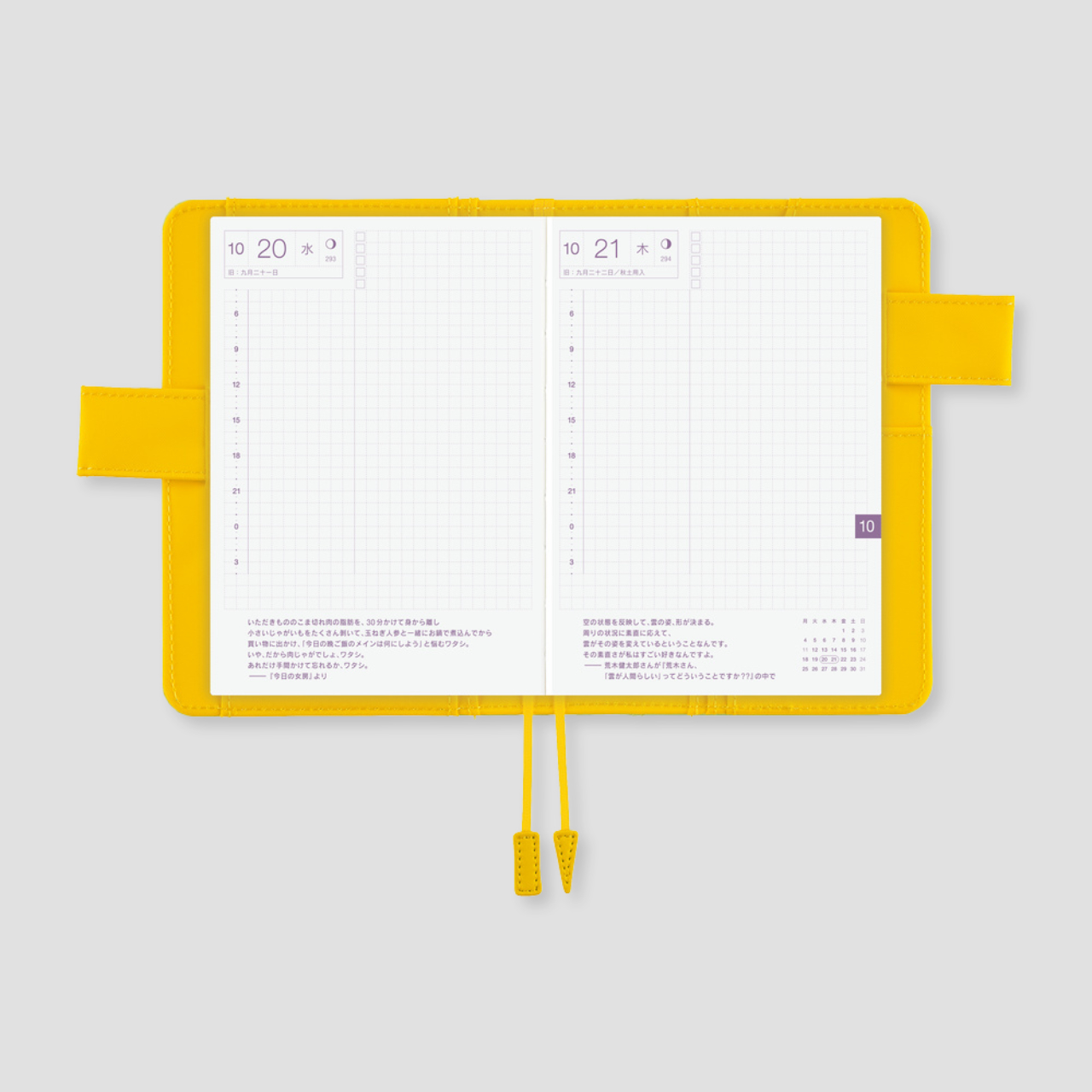Hobonichi Cover Colors: Fresh Citron (A6)
