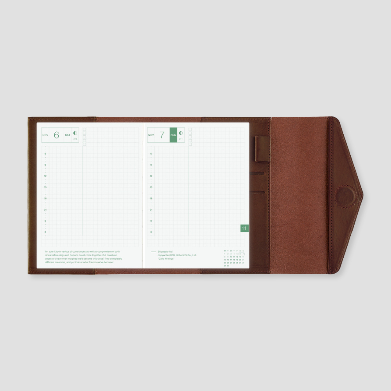 Hobonichi Cover Glow: Chianti (A6)