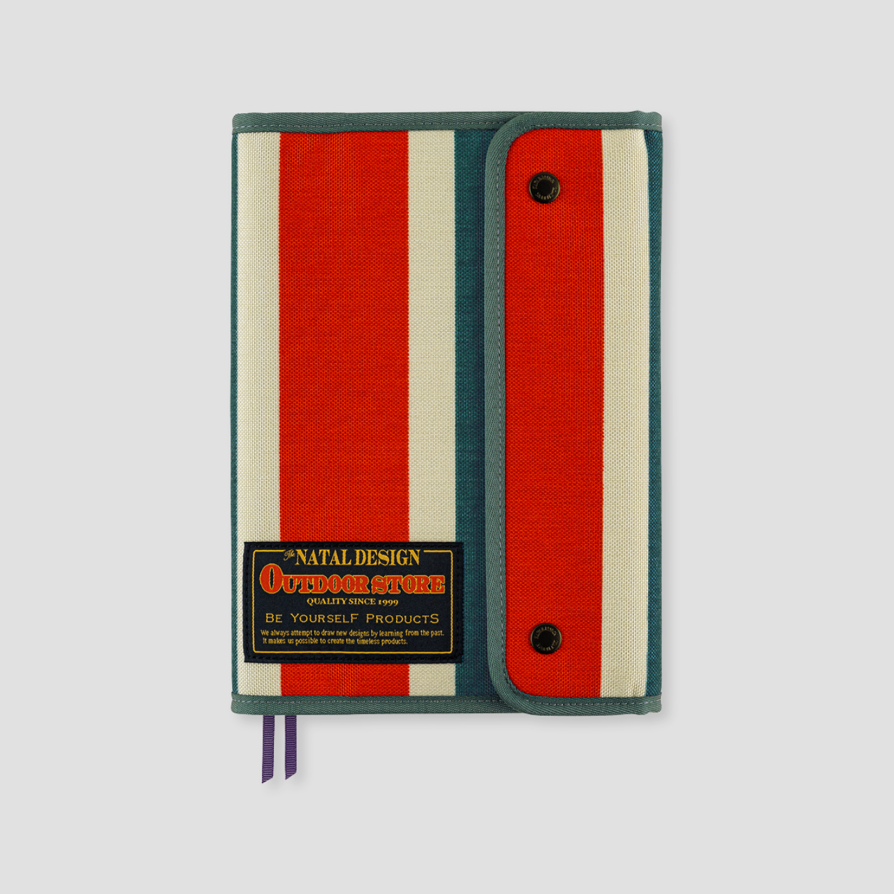 Hobonichi Cover Natal Design: Hello New Day! - Retro Stripe (A5)