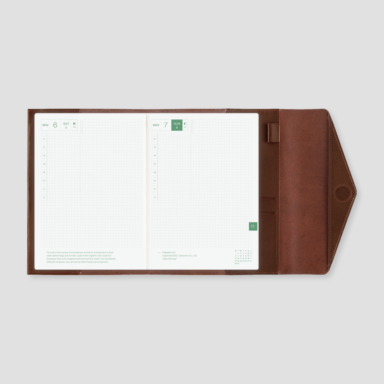 Hobonichi Cover Glow: Chianti (A5)