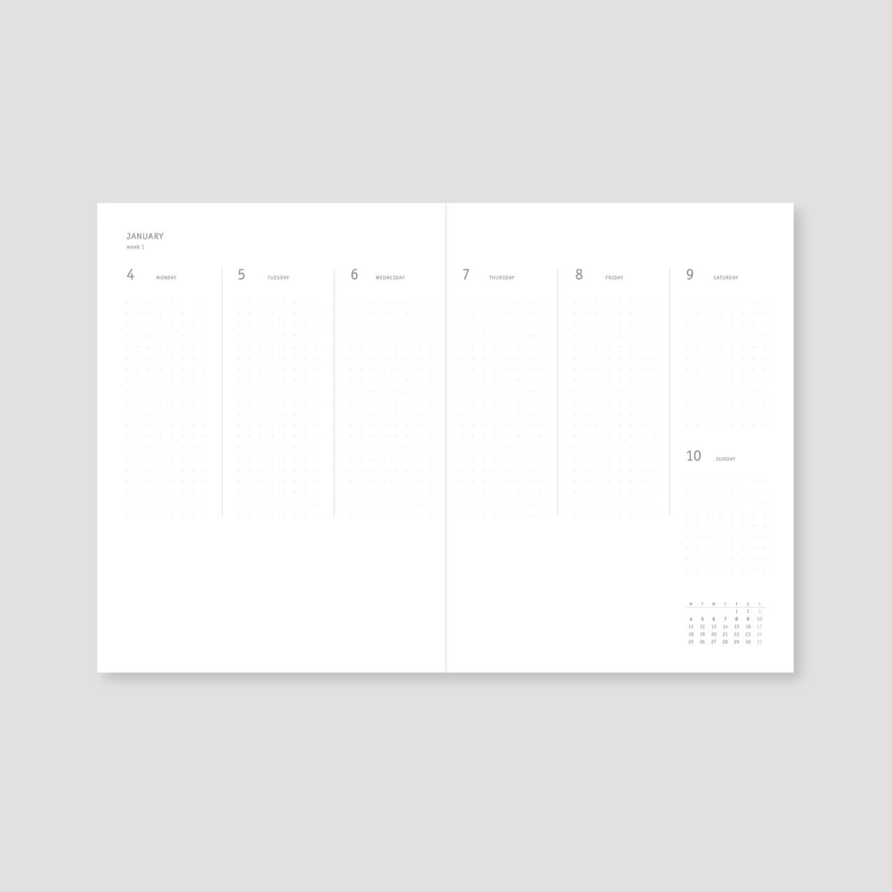 Papierniczeni Planner 2027 Klasyk tomat