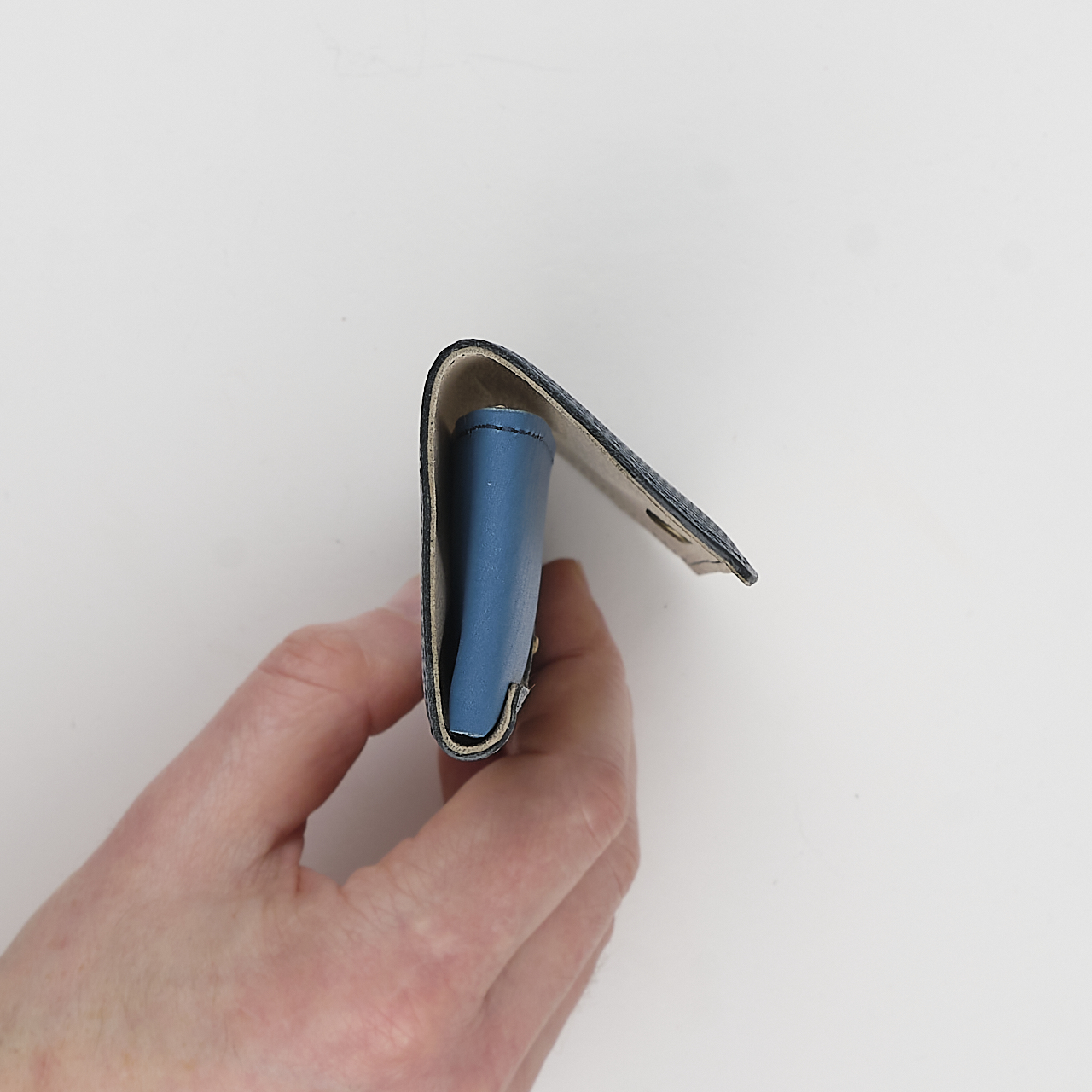 Postalco Stifteetui Three Pen Case Cobalt Blue