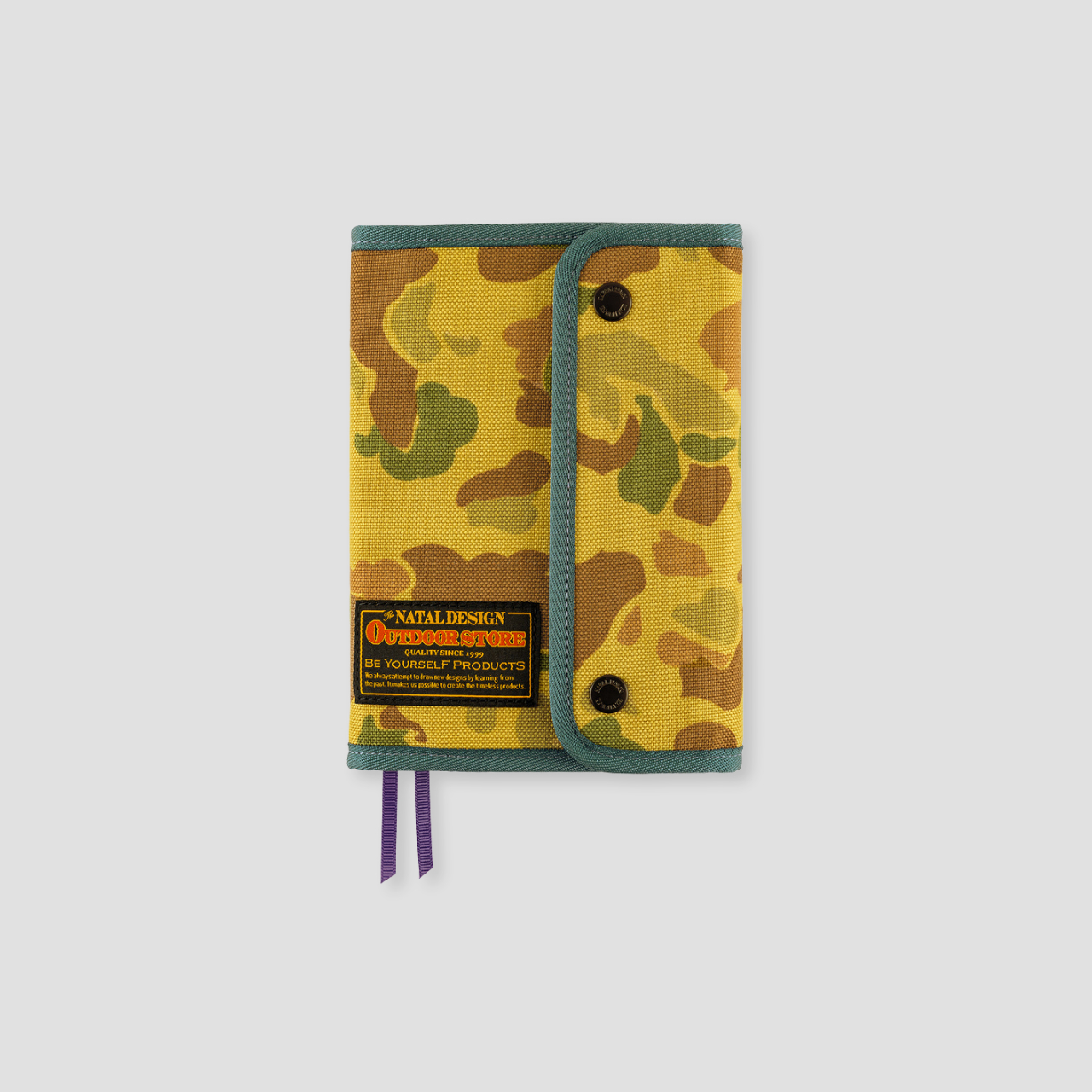 Hobonichi Cover Natal Design: Hello New Day! - Camo (A6)