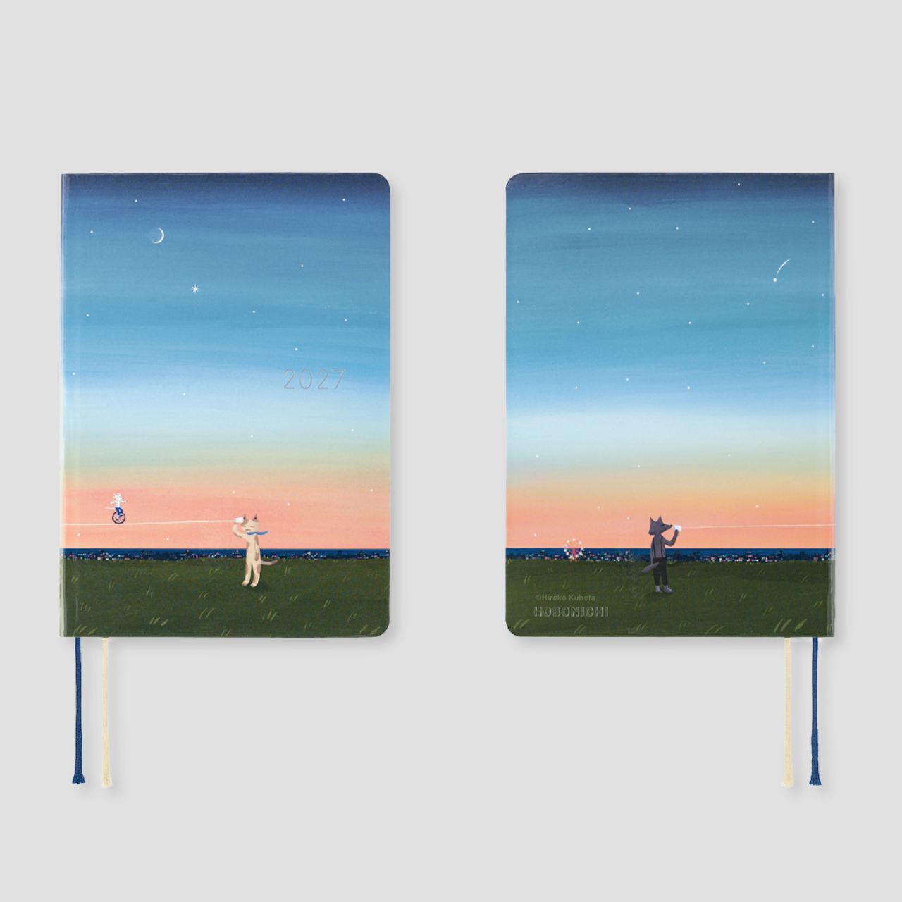 Hobonichi Planer 2027 HON Hiroko Kubota: String Telephone Until the Moon is Full (A6, jap.)