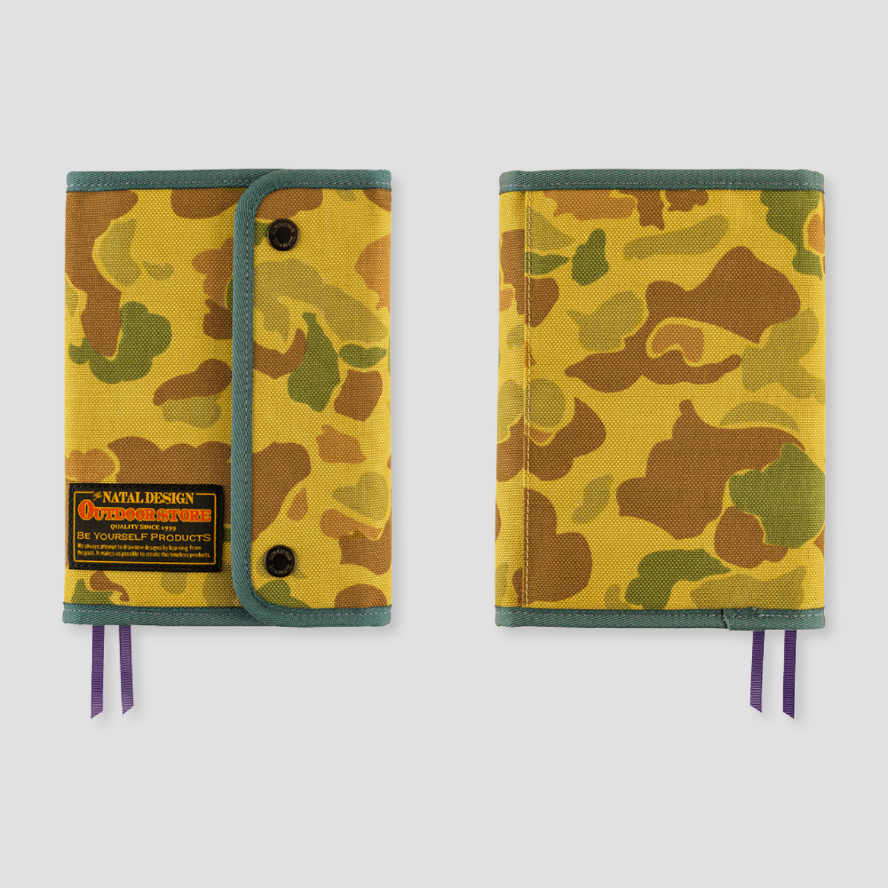 Hobonichi Cover Natal Design: Hello New Day! - Camo (A6)