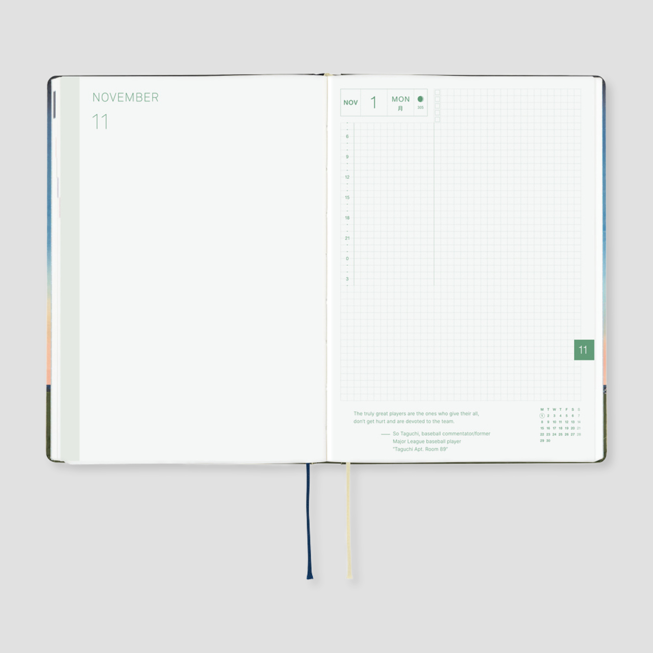 Hobonichi Planner 2027 HON Hiroko Kubota: String Telephone Until the Moon is Full (A5, eng.)
