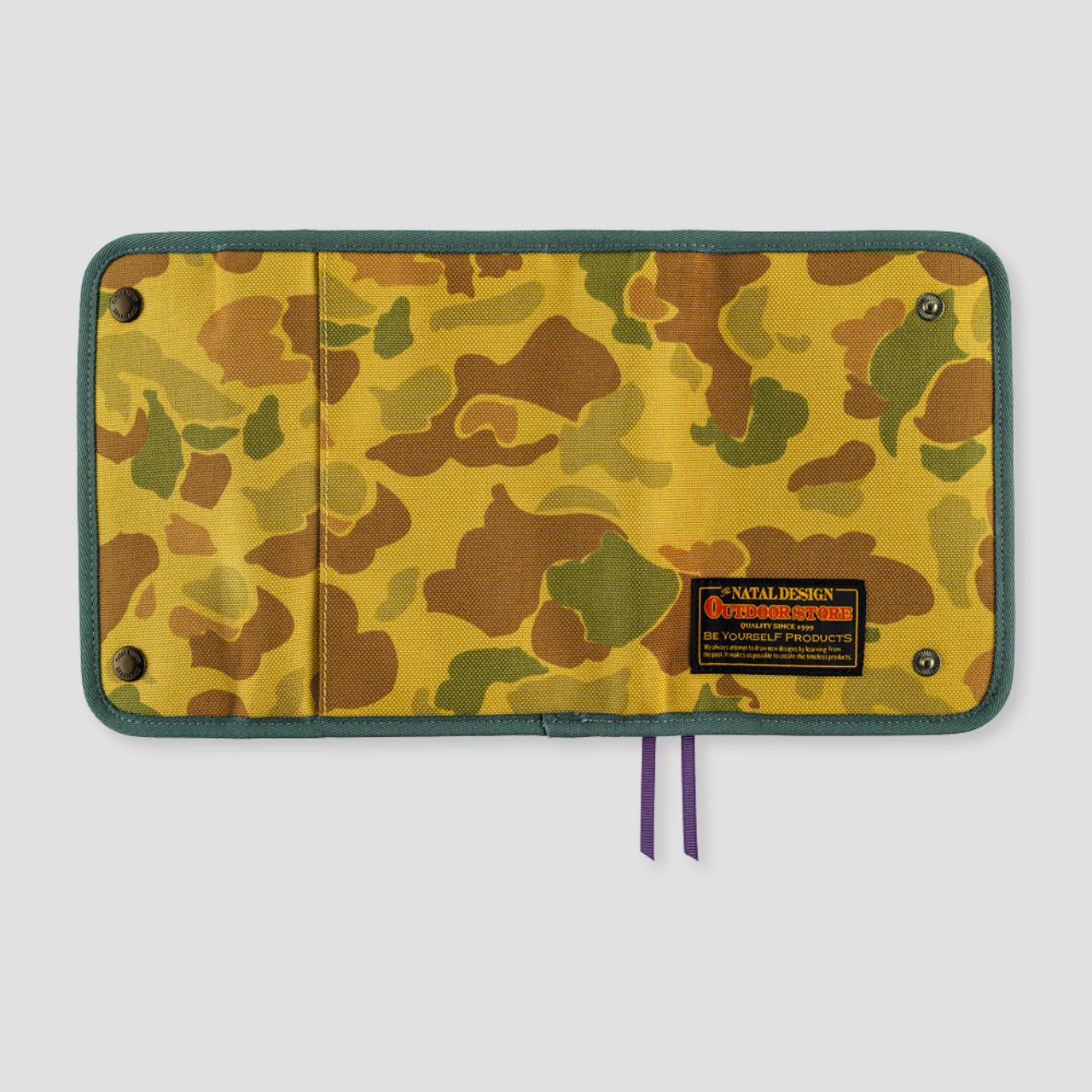 Hobonichi Cover Natal Design: Hello New Day! - Camo (A6)