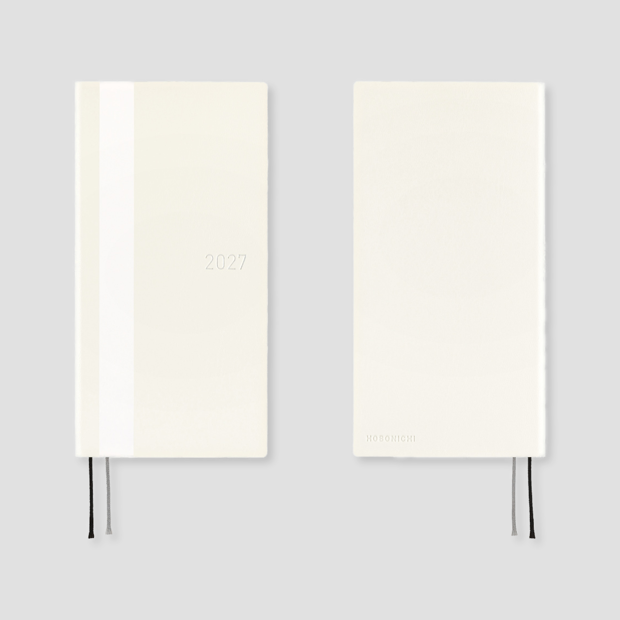 Hobonichi Taschenplaner 2027 Weeks White Line: Ivory (engl.)