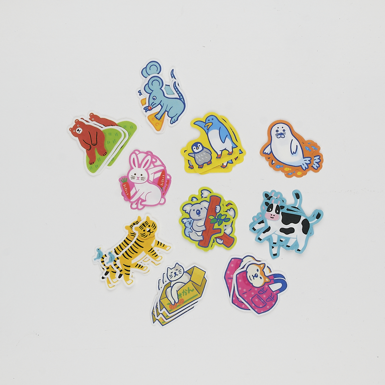 Hightide Flake Stickers Laid-Back Animals