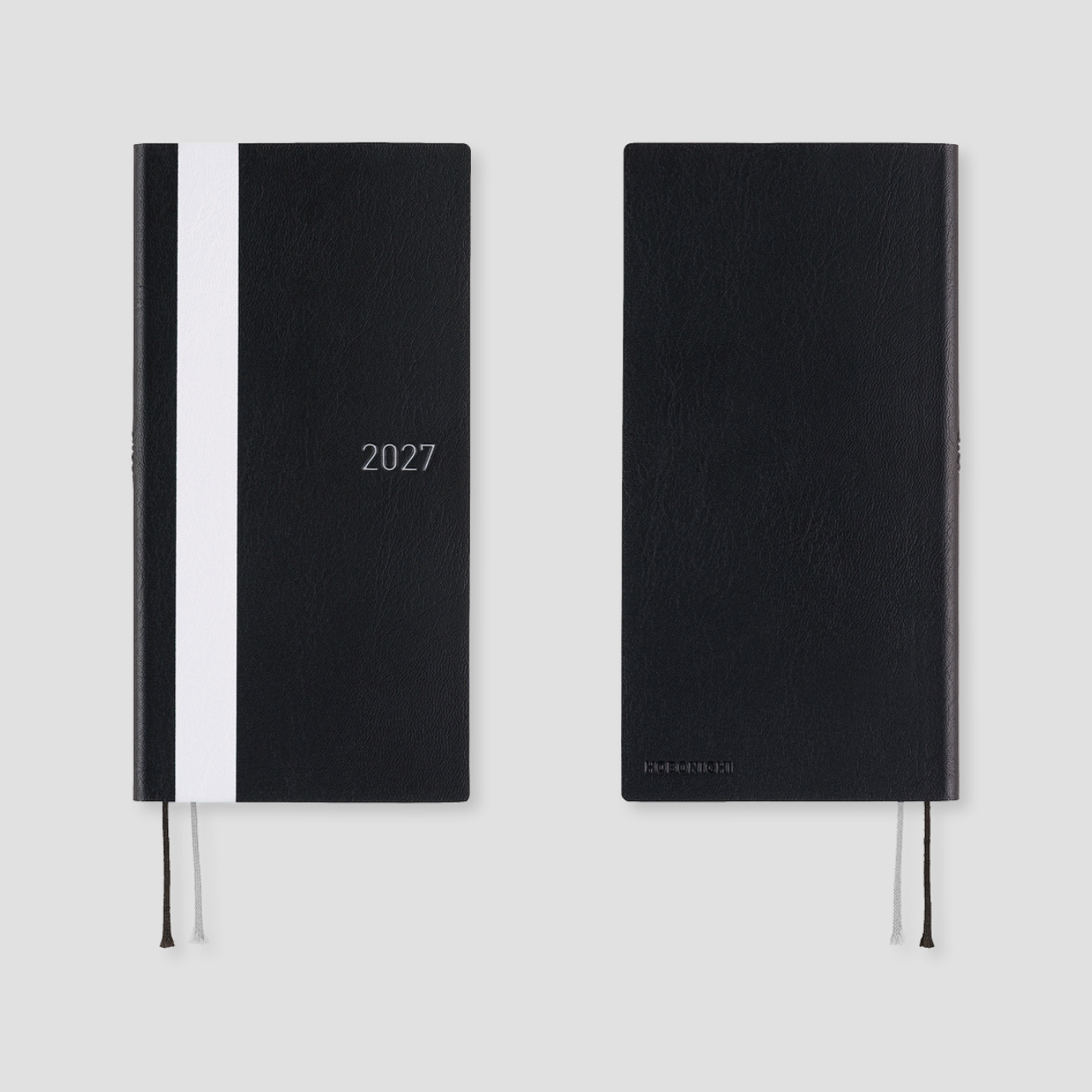 Hobonichi Taschenplaner 2027 Weeks White Line: Black (engl.)