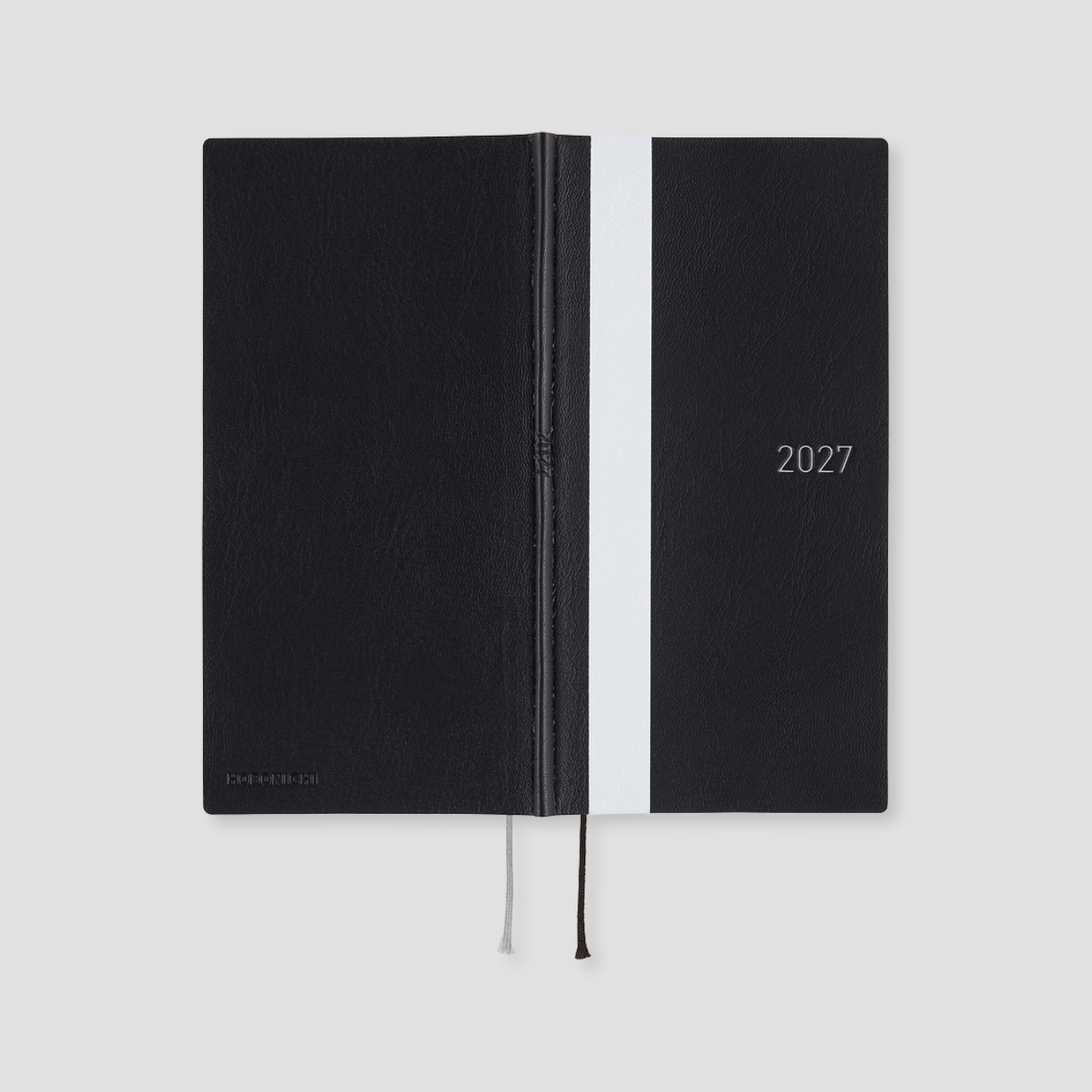 Hobonichi Taschenplaner 2027 Weeks White Line: Black (engl.)