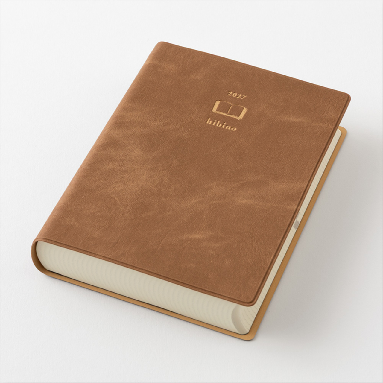 Midori Tagebuch Diary hibino 2027 Camel (A6)