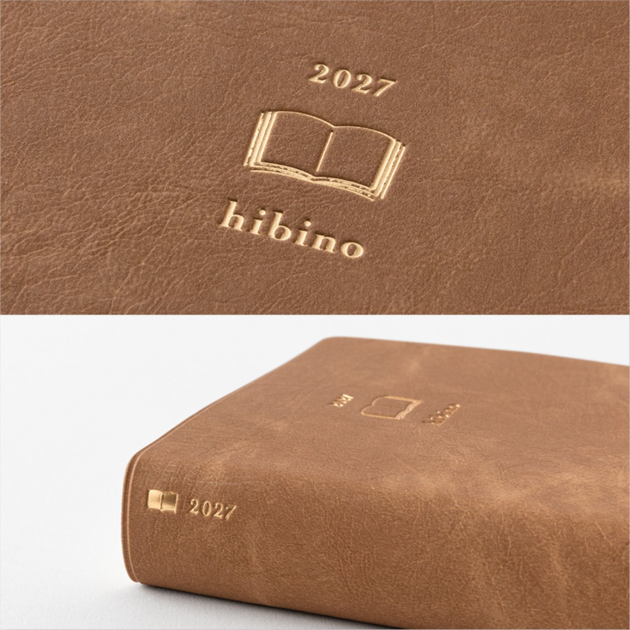 Midori Tagebuch Diary hibino 2027 Camel (A6)