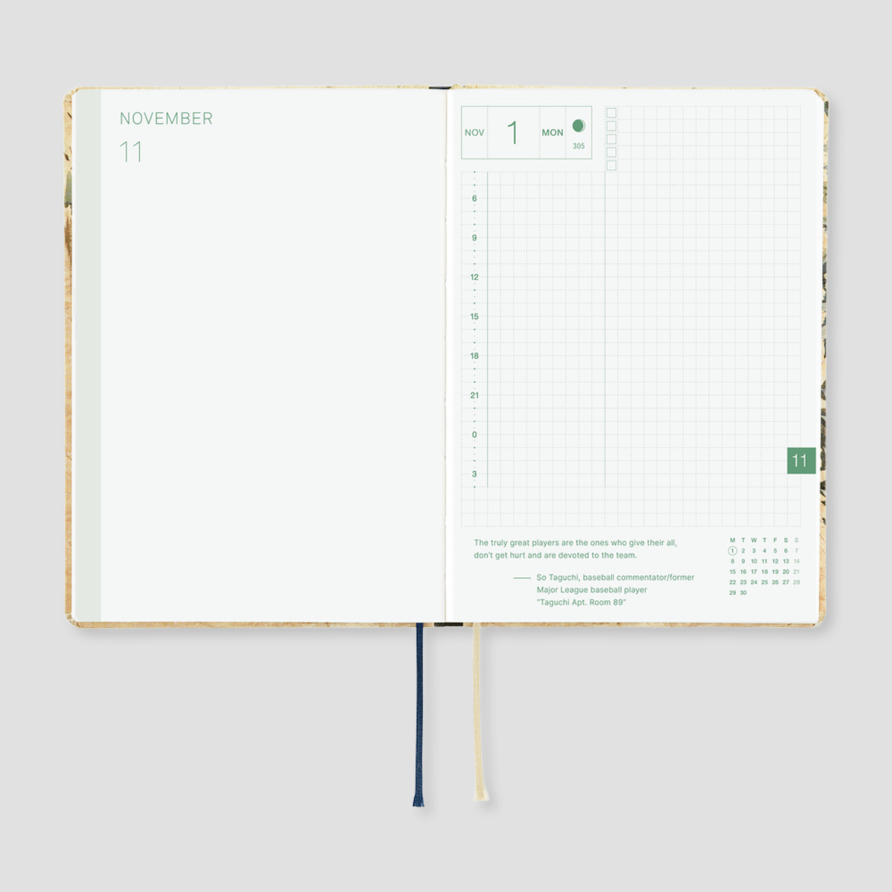 Hobonichi Planner 2027 HON V&A Series: Vine (A5, eng.)