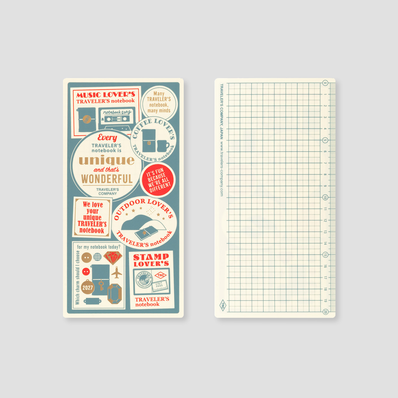 Traveler's Notebook Regular 2027 Writing Pad