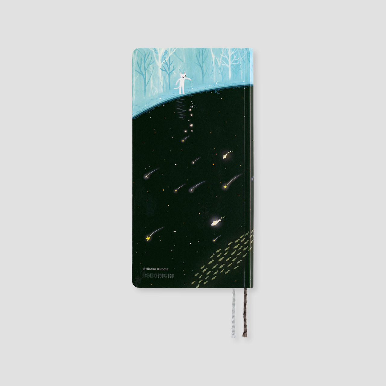Hobonichi Taschenplaner 2027 Weeks Hiroko Kubota: Meteor Shower in the Light Blue Forest (engl.)