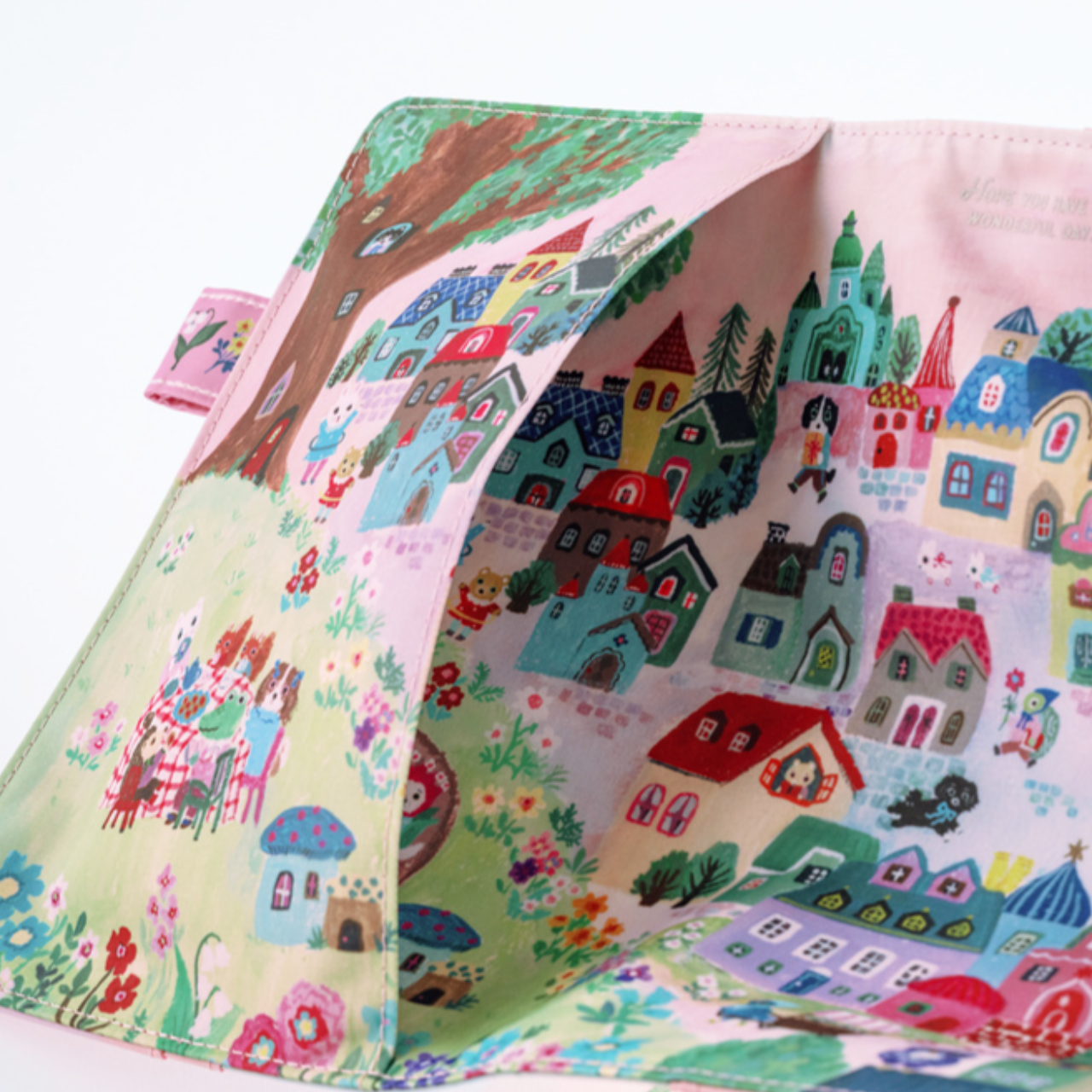 Hobonichi Cover Yumi Kitagishi: White Cat Village (A5)