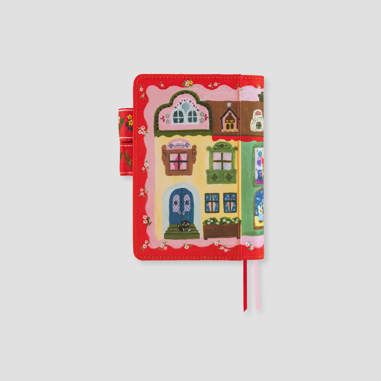 Hobonichi Cover Yumi Kitagishi: White Cat House (A6)