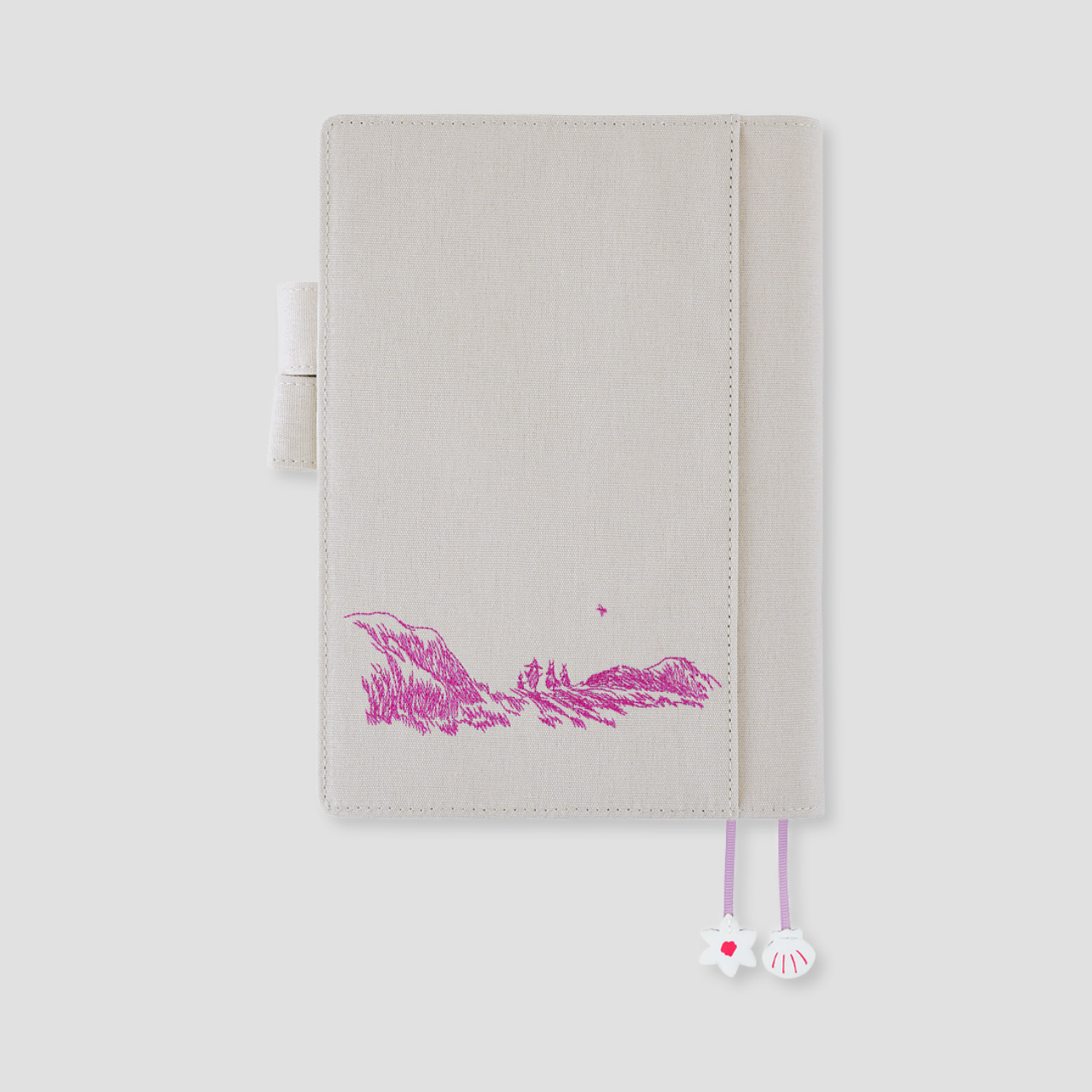 Hobonichi Cover Moomin: My Yard - Pink Grey (A5)