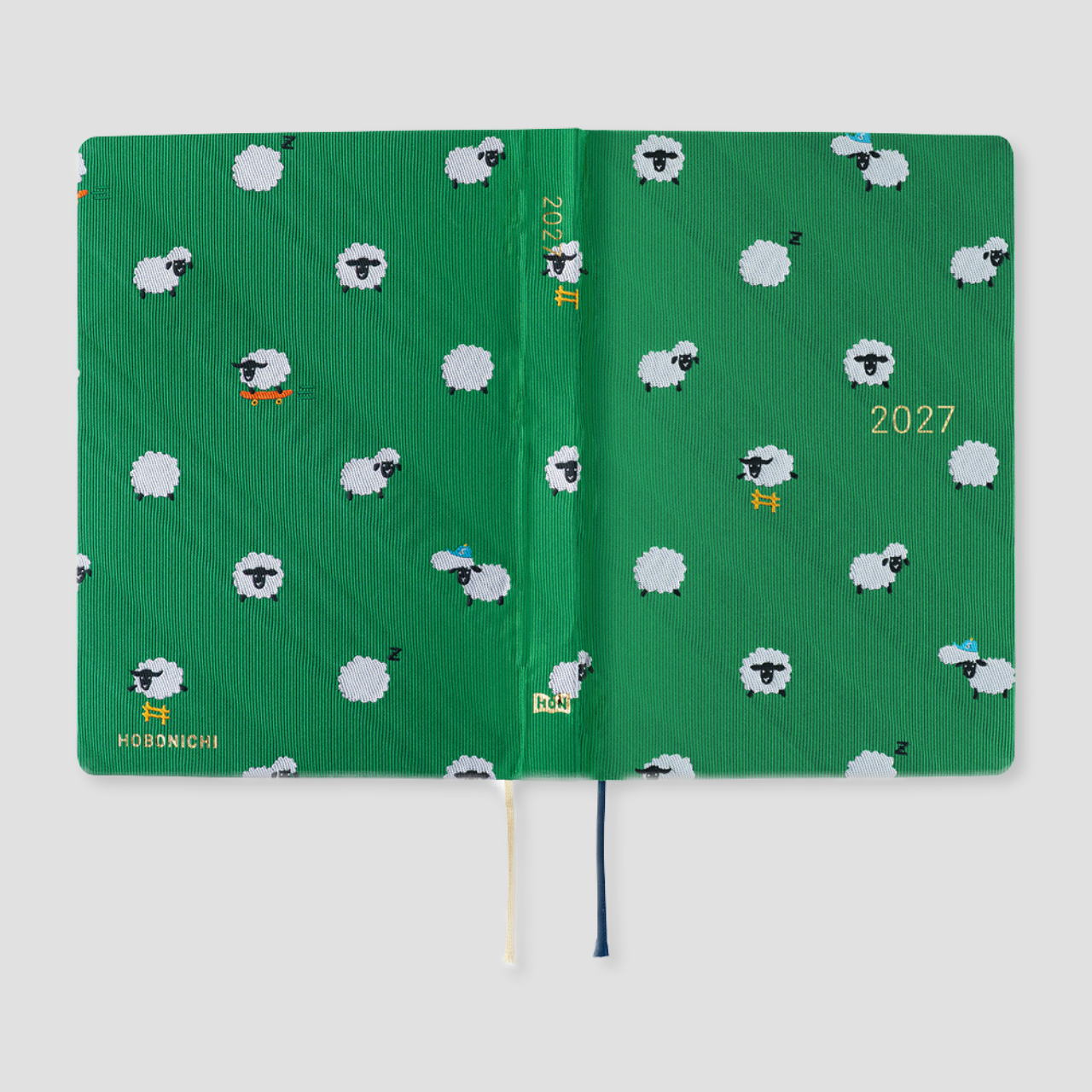 Hobonichi Planner 2027 HON Bow & Tie: Sheep Sheep Sheep (A5, eng.)