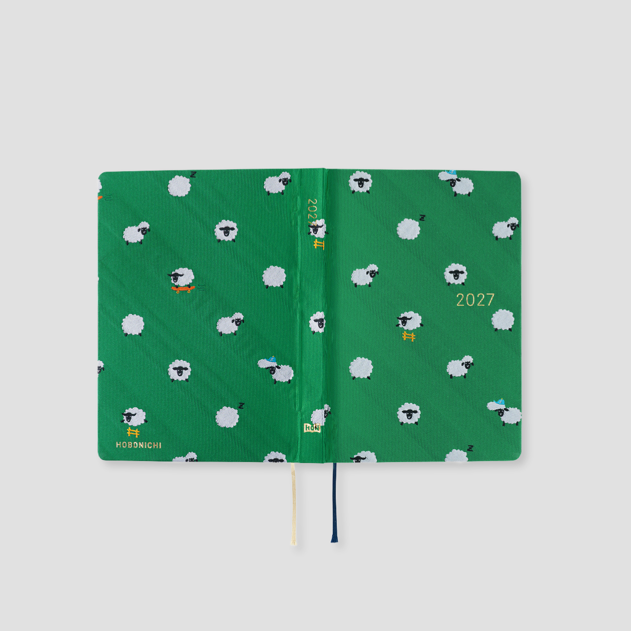 Hobonichi Planner 2027 HON Bow & Tie: Sheep Sheep Sheep (A6, eng.)
