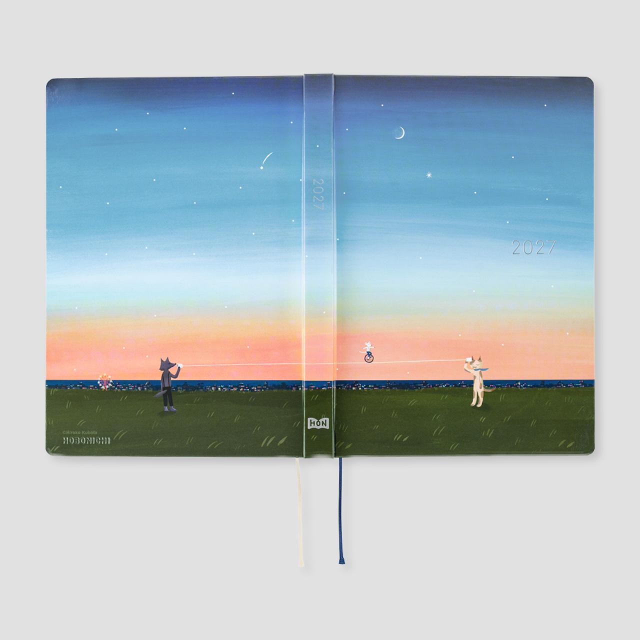 Hobonichi Planner 2027 HON Hiroko Kubota: String Telephone Until the Moon is Full (A5, eng.)