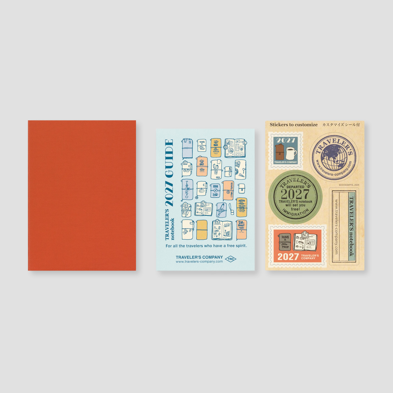 Traveler's Notebook Passport 2027 Monatskalender