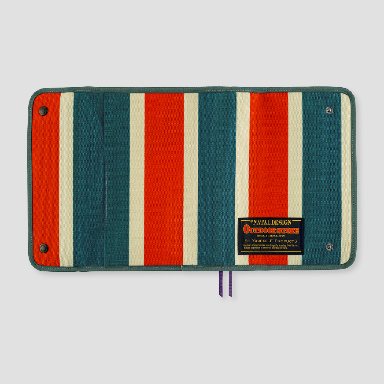Hobonichi Cover Natal Design: Hello New Day! - Retro Stripe (A5)