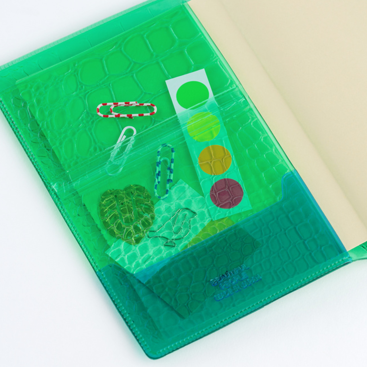 Hobonichi Cover beautiful people: Nothing to Hide - Green (A6)