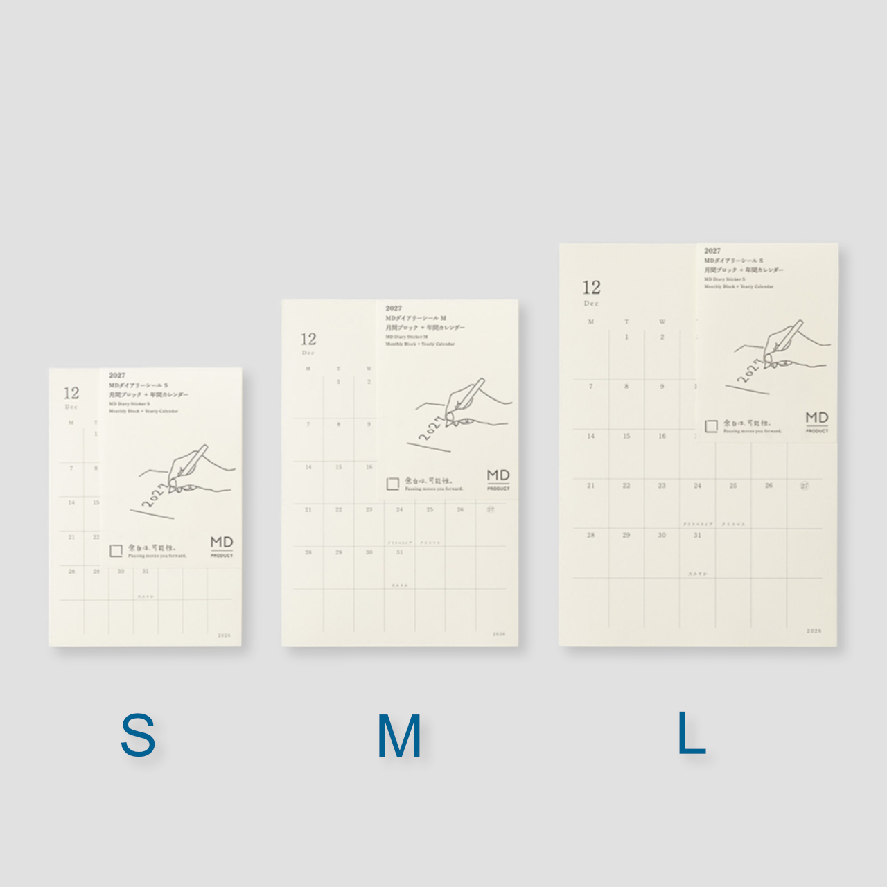 MD Product Diary Sticker 2027 (M)
