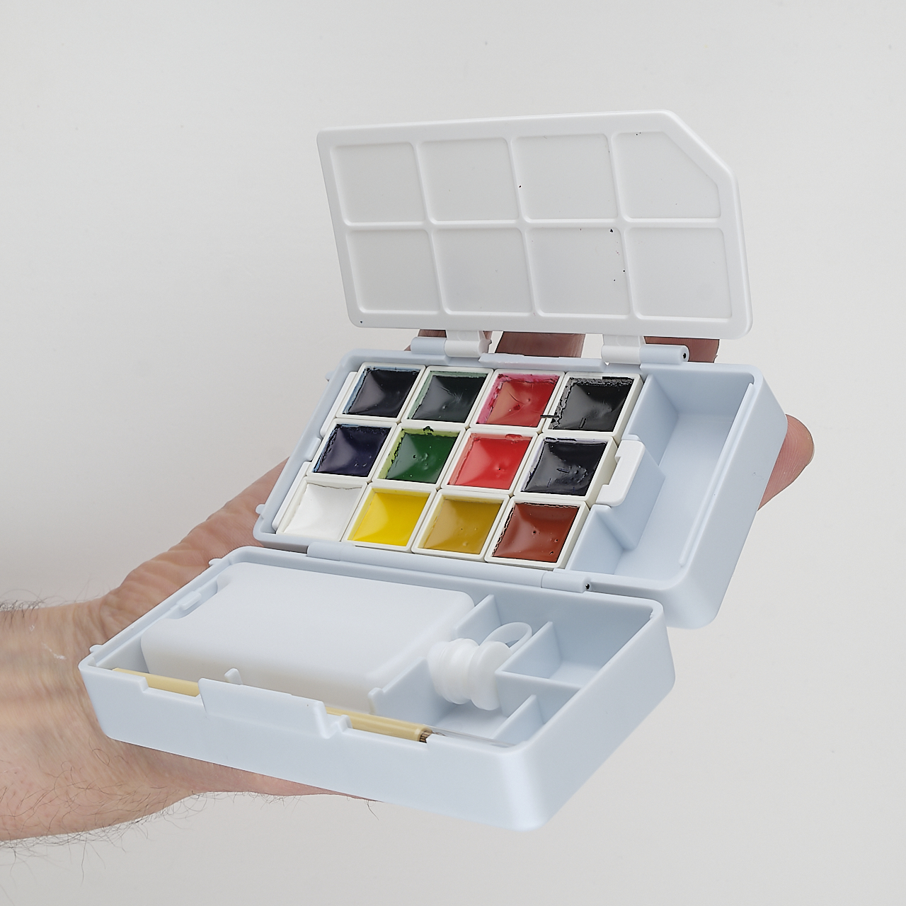 Kuretake Gansai Tambi Aquarell Kompakt 12-Farben Set