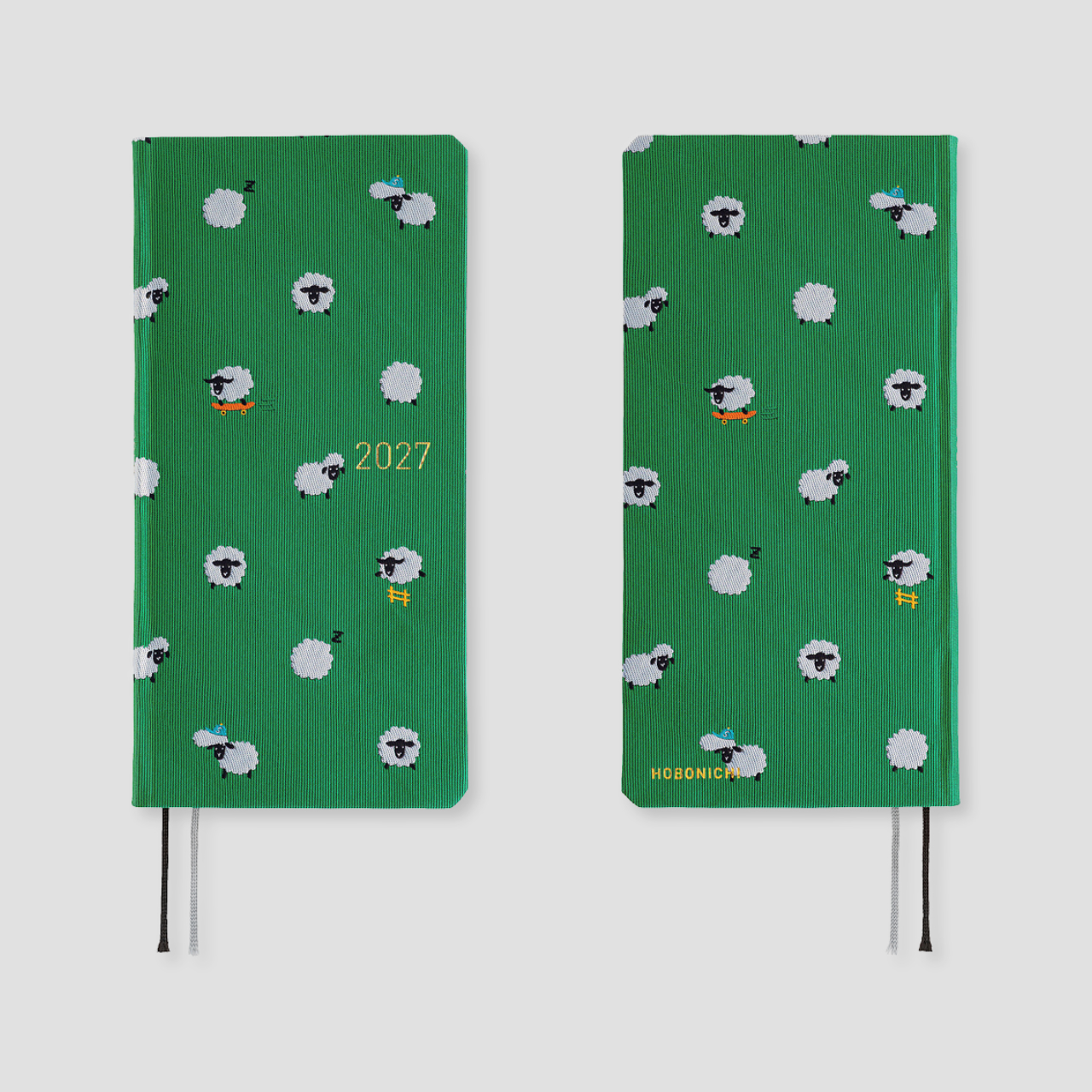 Hobonichi Taschenplaner 2027 Weeks Bow & Tie: Sheep Sheep Sheep (engl.)