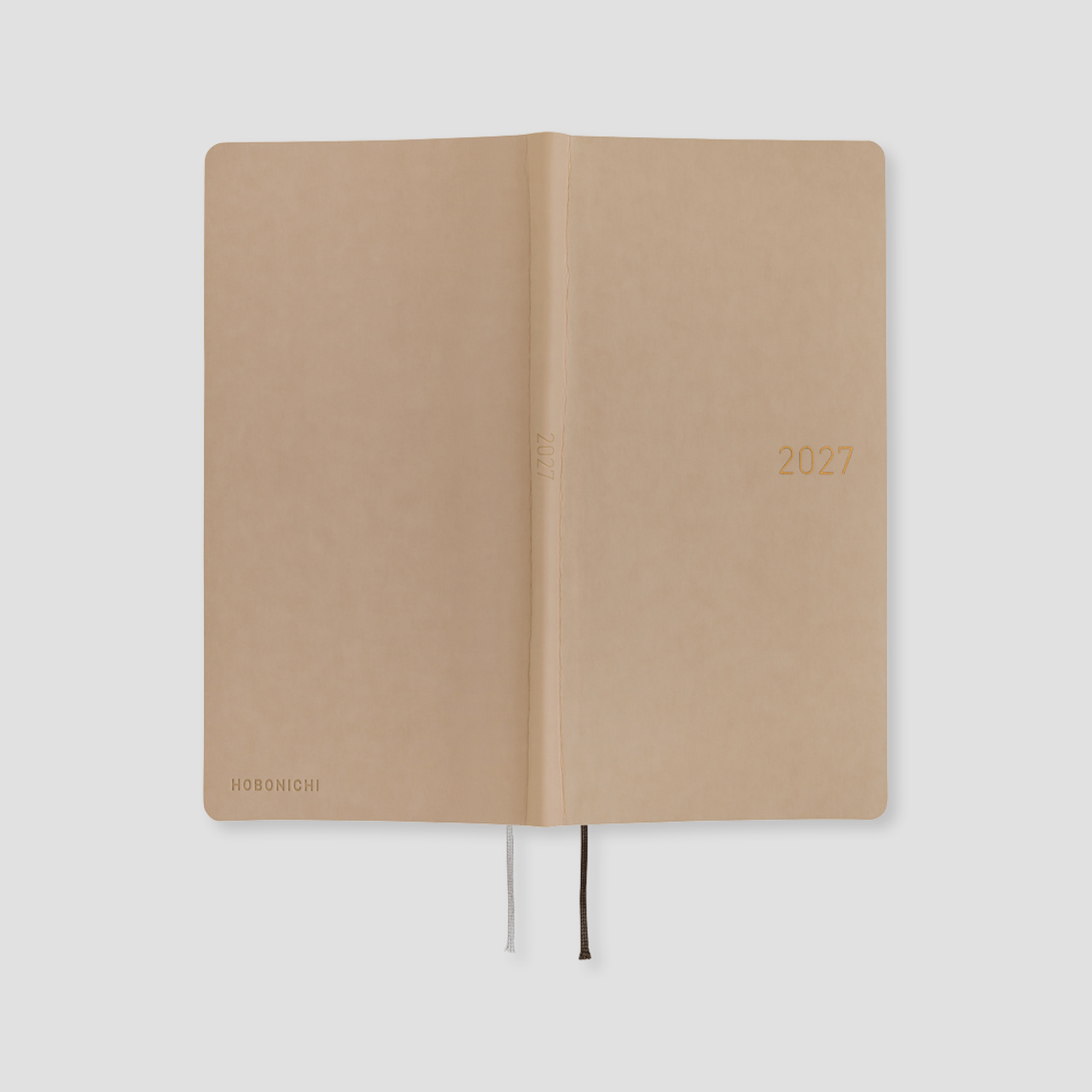 Hobonichi Taschenplaner 2027 Weeks Smooth: Cafe au Lait (engl.)