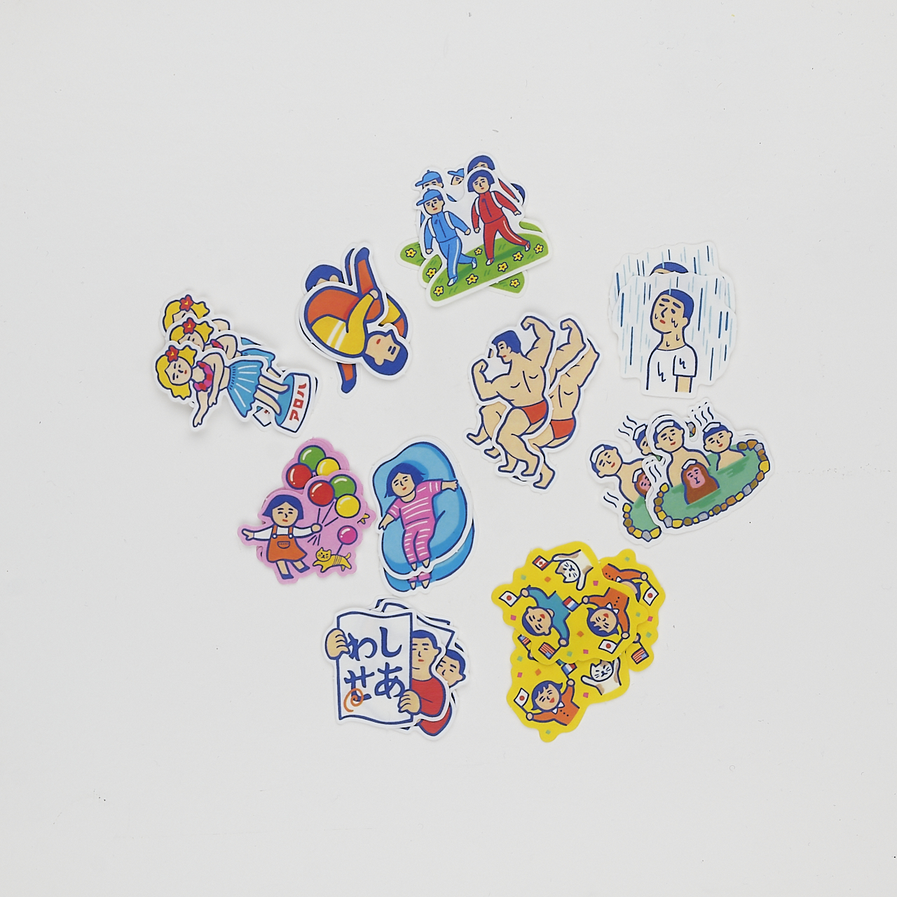 Hightide Flake Stickers Emotional Humans
