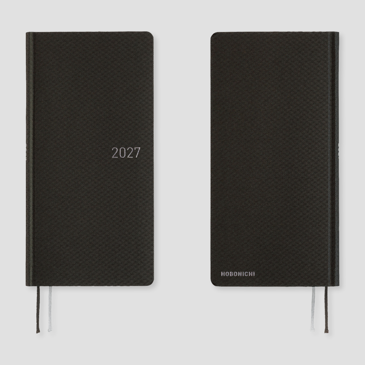 Hobonichi Taschenplaner 2027 Weeks Paper Series: Black Argyle (engl.)