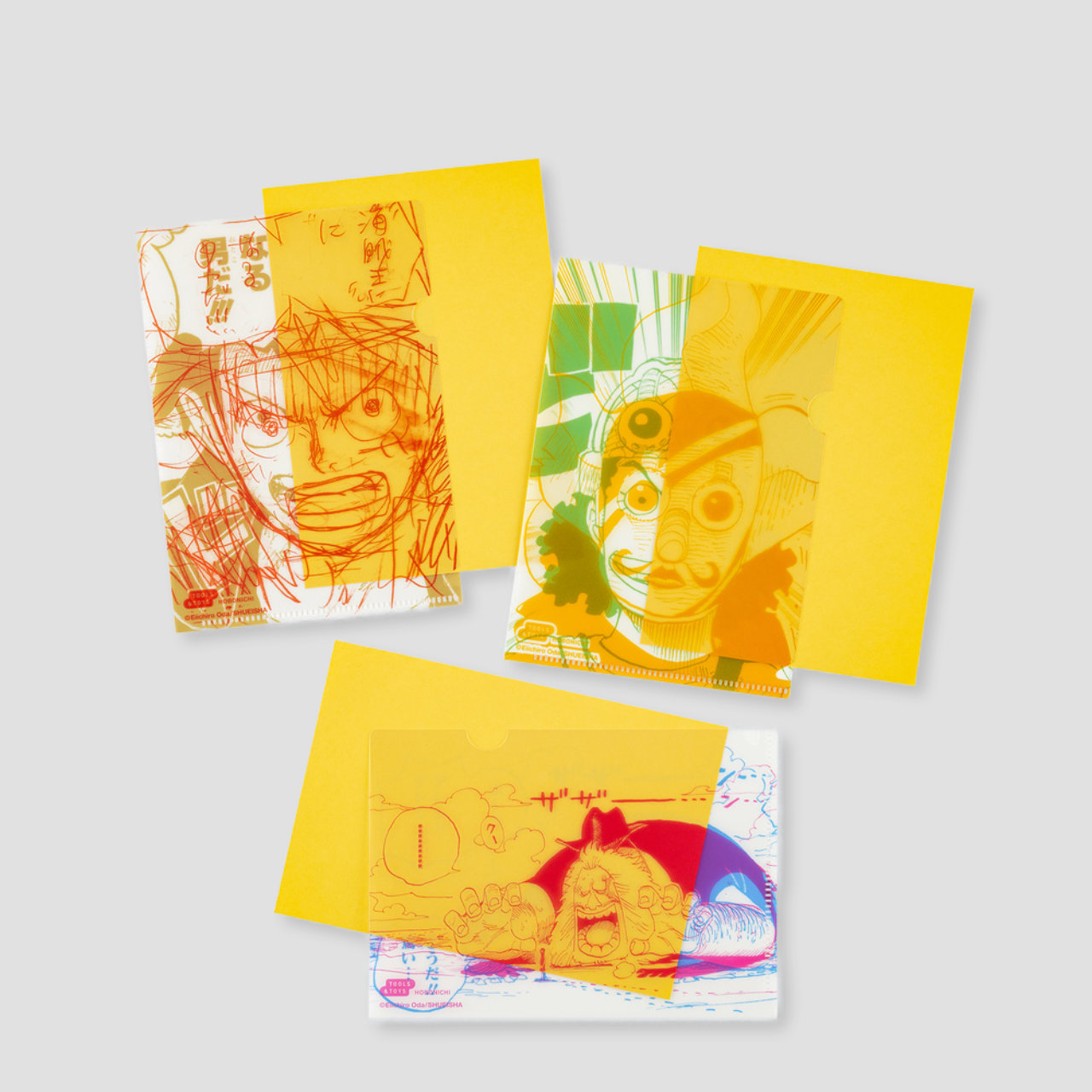 Hobonichi ONE PIECE magazine: Clear Folder 3er-Set (A6)