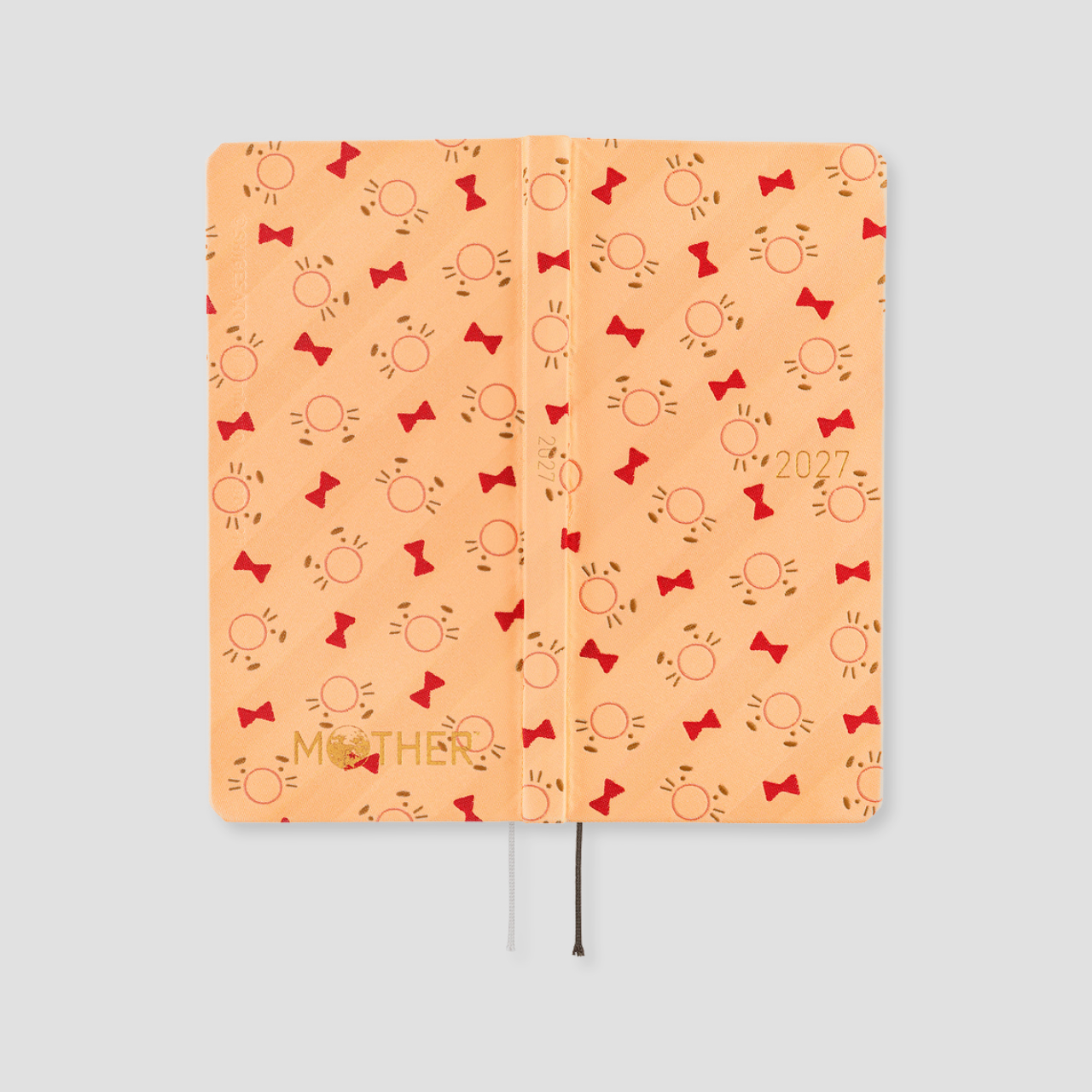 Hobonichi Taschenplaner 2027 Weeks MOTHER: Mr. Saturn Pattern (engl.)