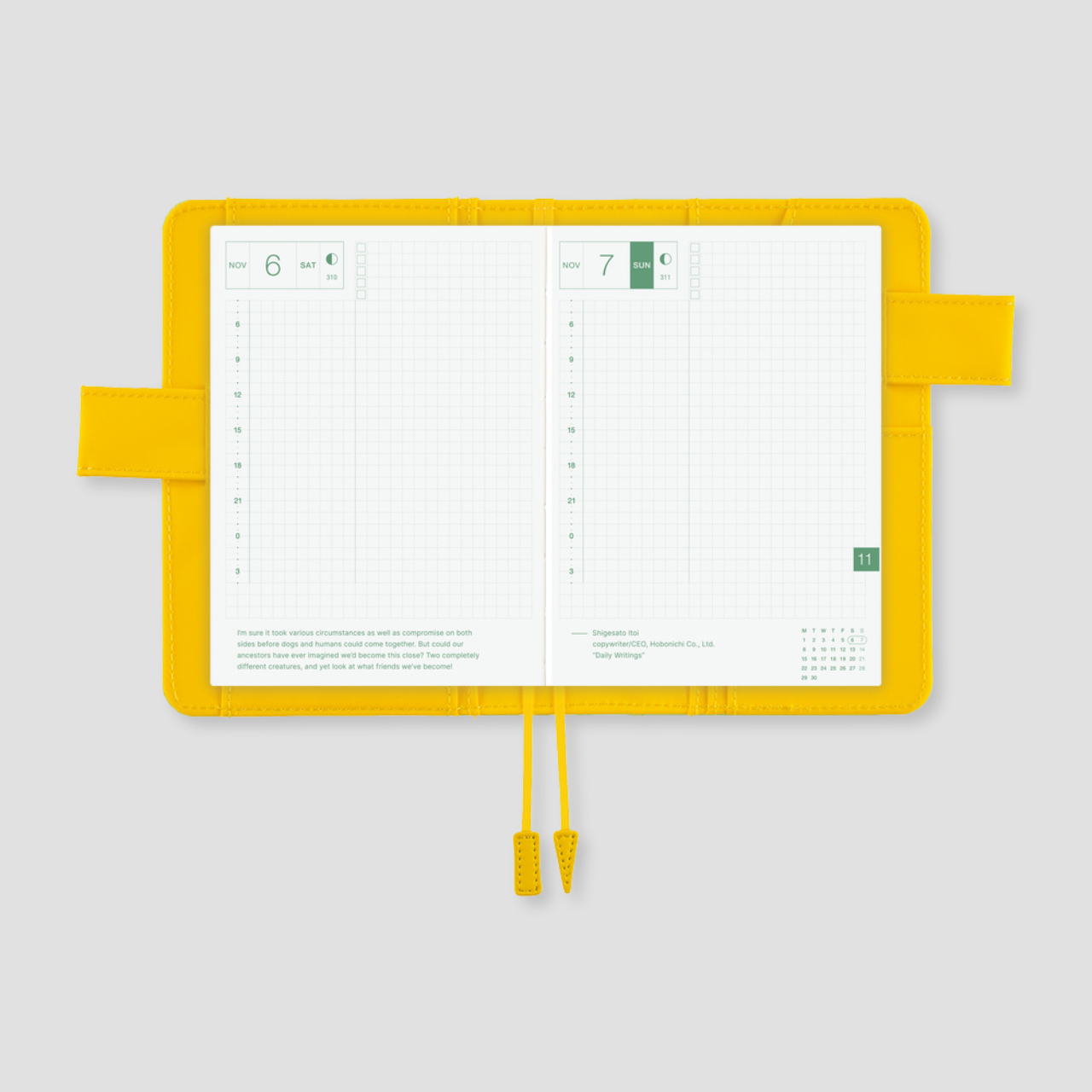 Hobonichi Cover Colors: Fresh Citron (A6)
