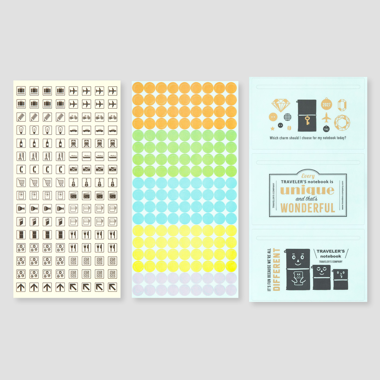 Traveler's Notebook 2027 Customize Sticker Set