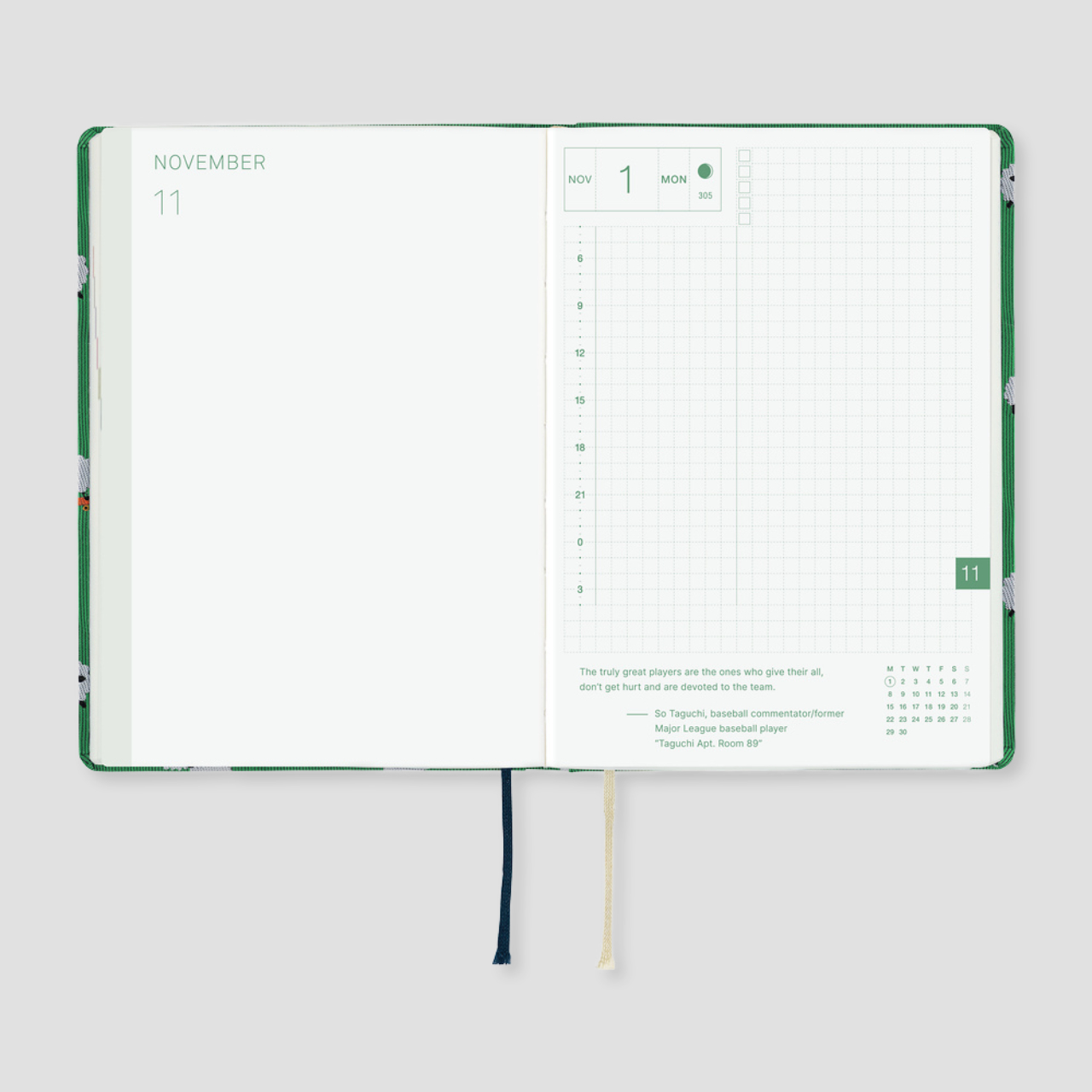 Hobonichi Planner 2027 HON Bow & Tie: Sheep Sheep Sheep (A6, eng.)